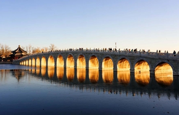 Winter scenery of Summer Palace in Beijing