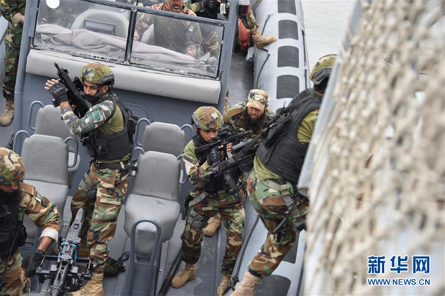 （圖文互動·國際）（2）“海洋衛士-2020”中巴海上聯演：結束港岸交流轉入海上實兵實彈演練