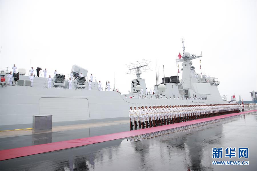 (人民海軍70年·XHDW)(2)慶祝人民海軍成立70周年海上閱兵活動即將舉行