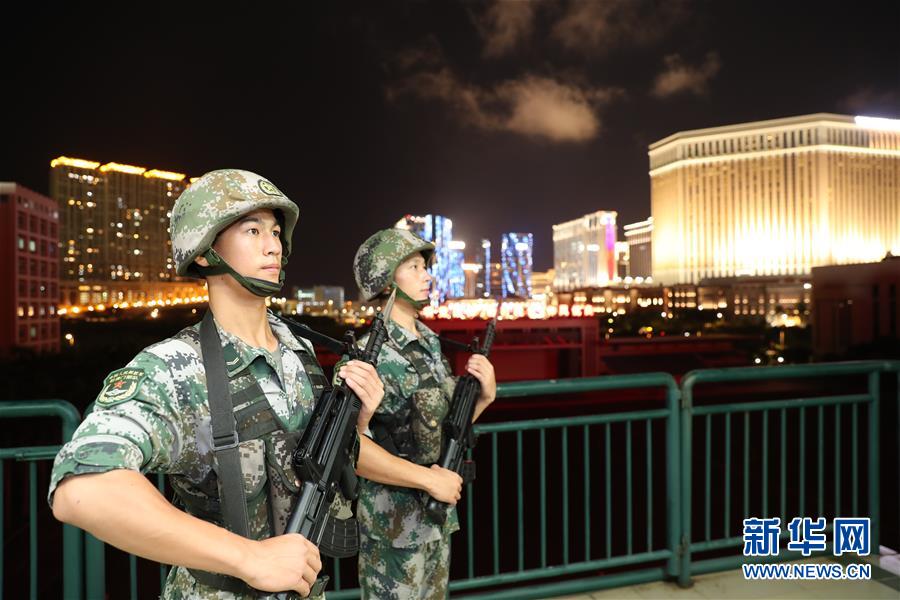 （在習近平強軍思想指引下·我們在戰位報告·圖文互動）（1）駐澳門部隊：濠江之畔，最可愛的人