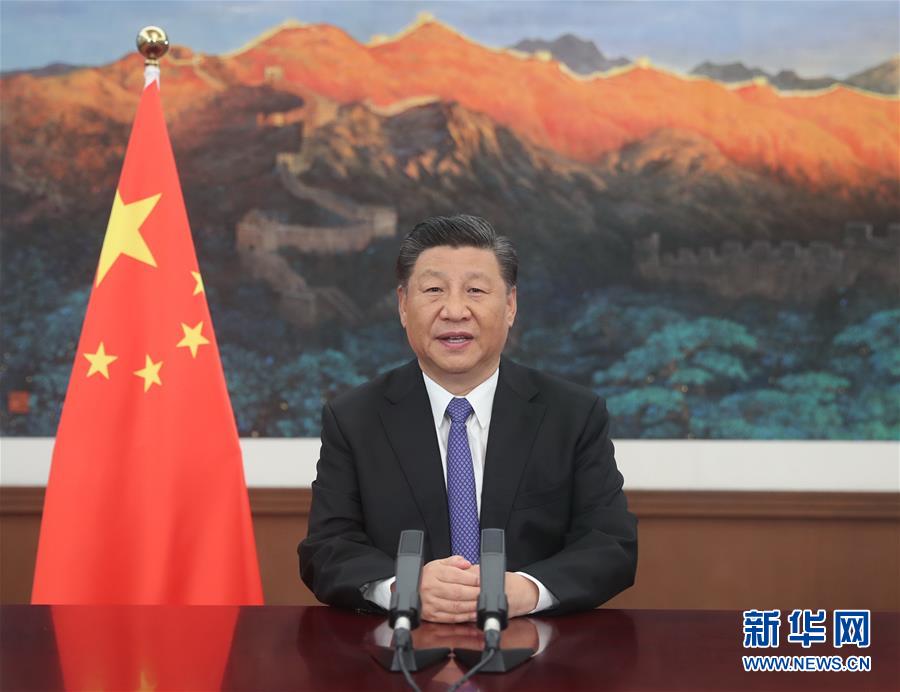 (時政)習近平在亞洲基礎設施投資銀行第五屆理事會年會視頻會議開幕式上致辭