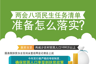 圖表：兩會八項民生任務清單準備怎么落實？
