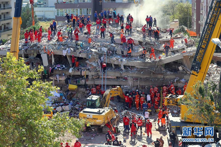 （國(guó)際）（10）愛琴海地震致土耳其、希臘至少27人死亡